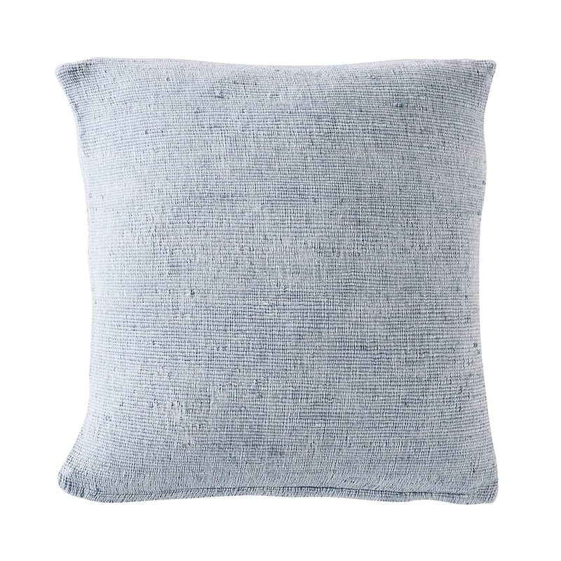 Caspian Denim & White Cushion