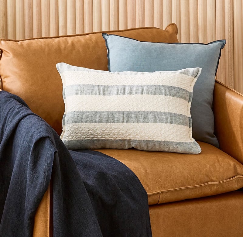 European Collection Blue Lerner Cushion