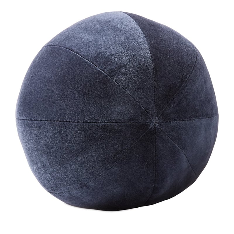 Bombay Navy Ball Velvet Cushion