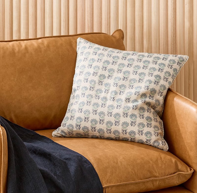 Nitara Slate Linen Cushion