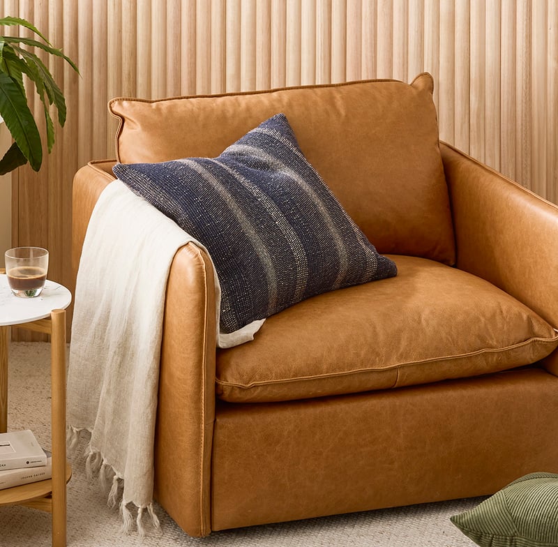 Luxembourg Navy Cushion