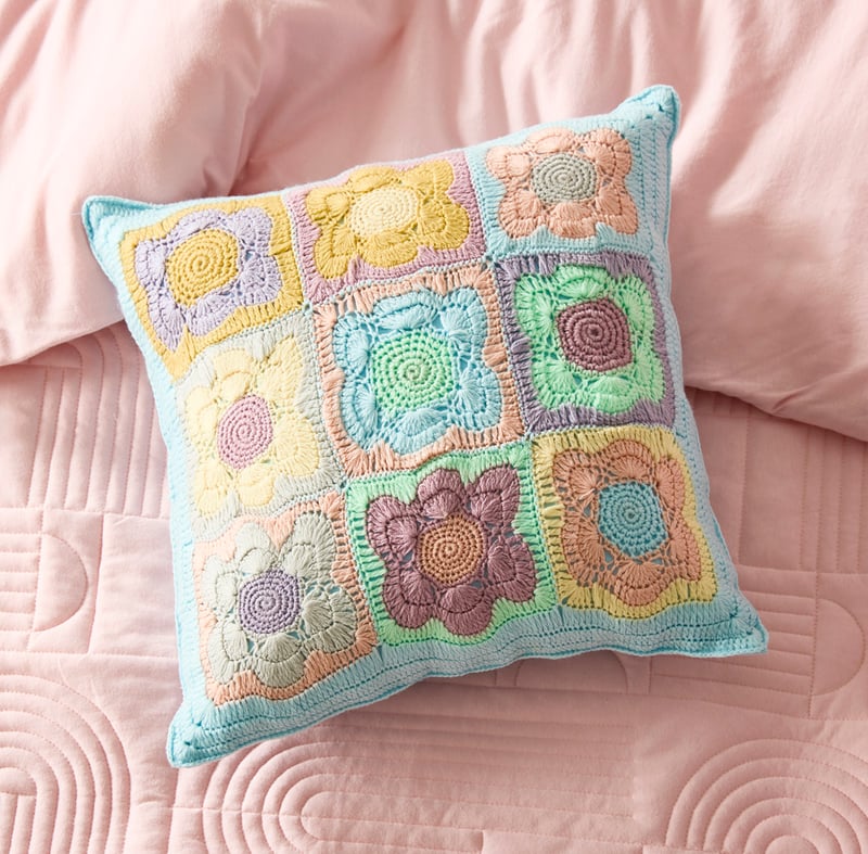 Crochet Kids Rainbow Cushion