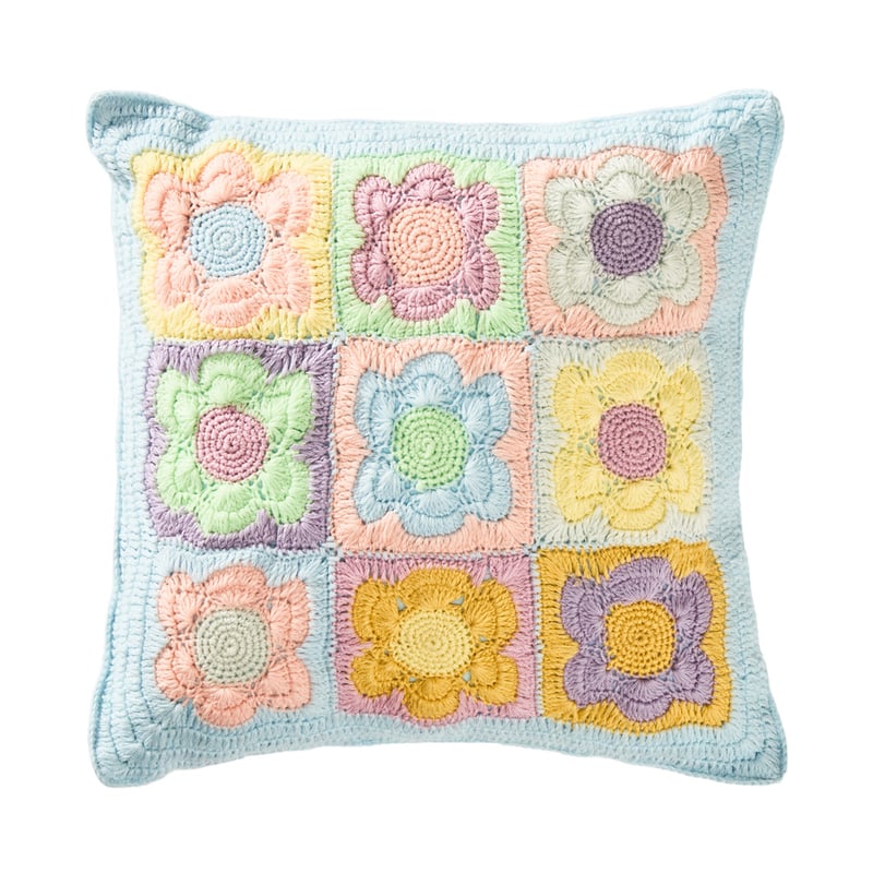 Crochet Kids Rainbow Cushion