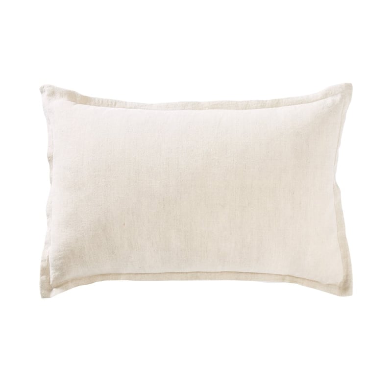 Jamie Linen Natural Long Cotton Cushion