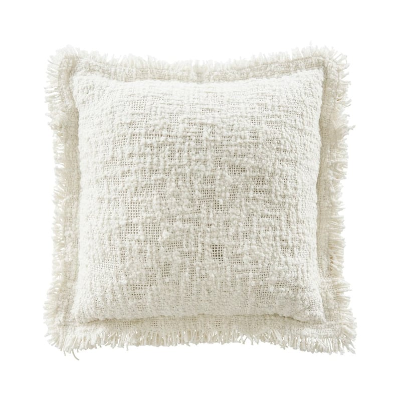 Leiden White Boucle Cushion