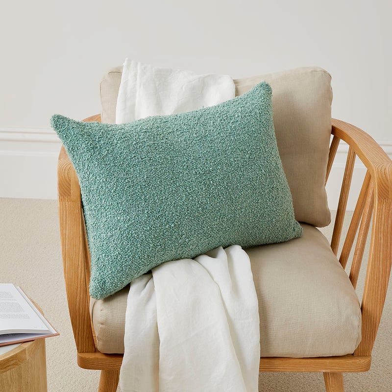 Boucle Sea Spray Cushion