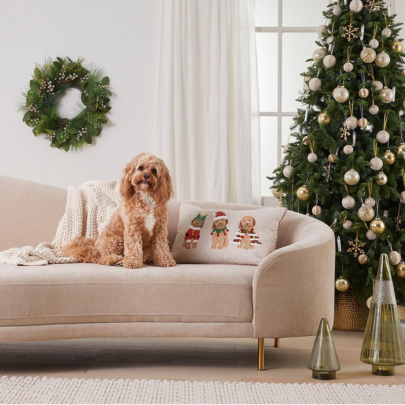 Festive Cavoodle Cushion