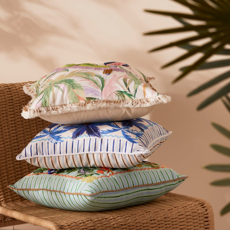 Outdoor Greenery Bird Cushion