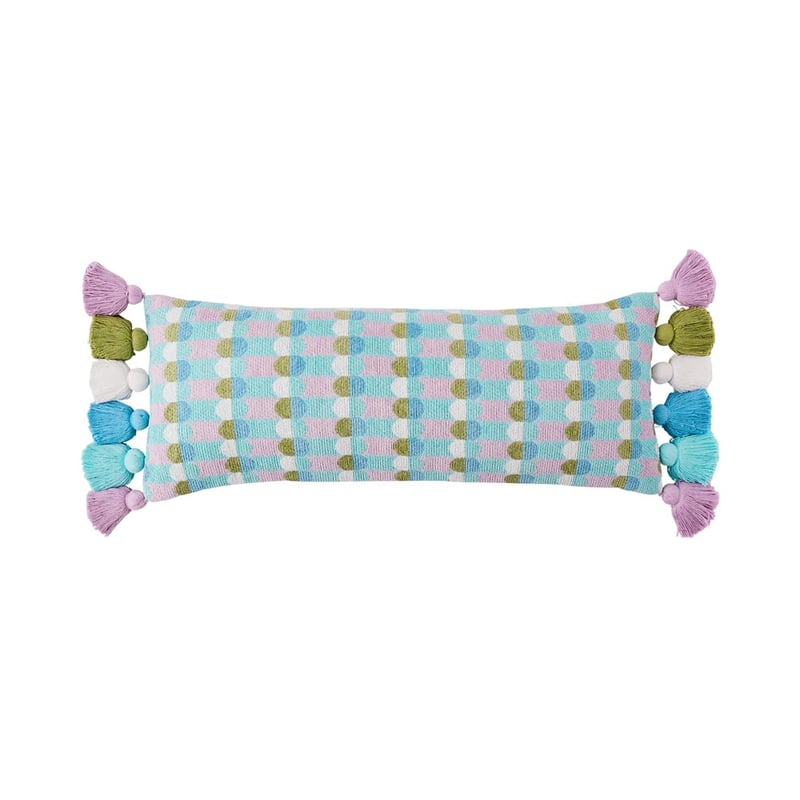 Panama Geo Blue Long Cushion