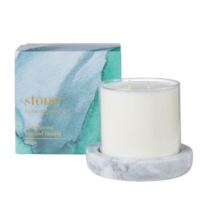 Stone Fresh Cut Gardenia 500g Candle