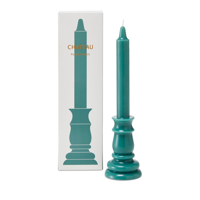 Chateau Sage Green Pillar Candle