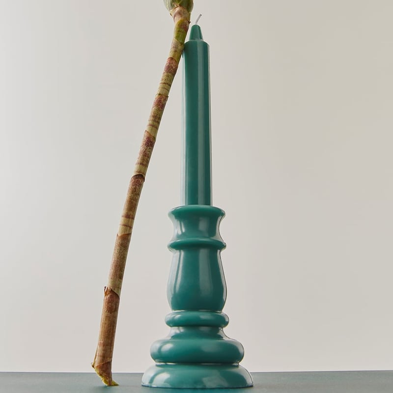 Chateau Sage Green Pillar Candle