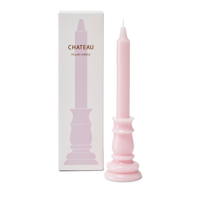 Chateau Soft Lilac Pillar Candle