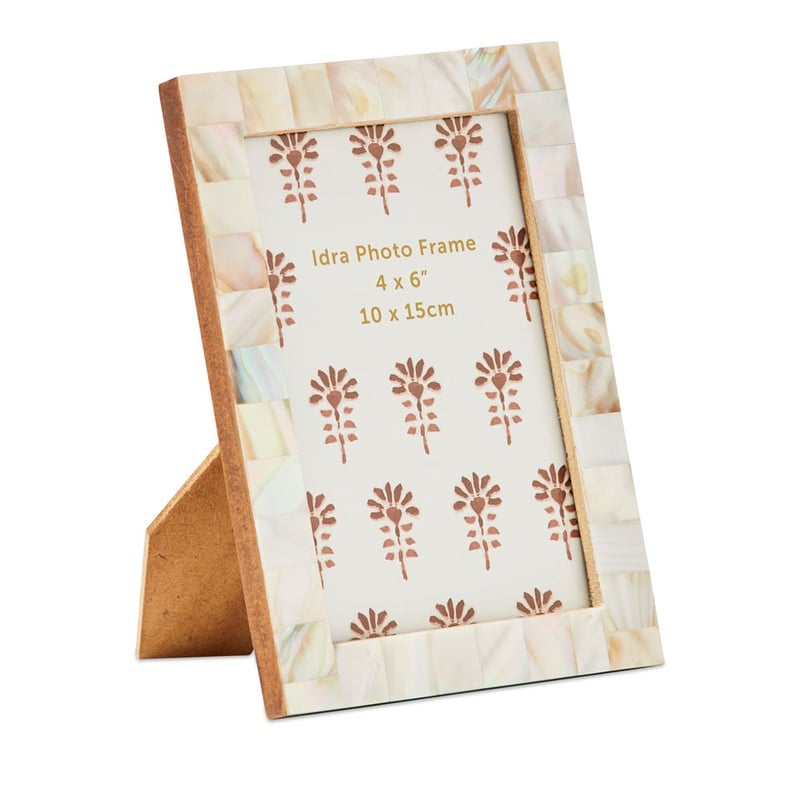 Idra White Mother of Pearl Photo Frame