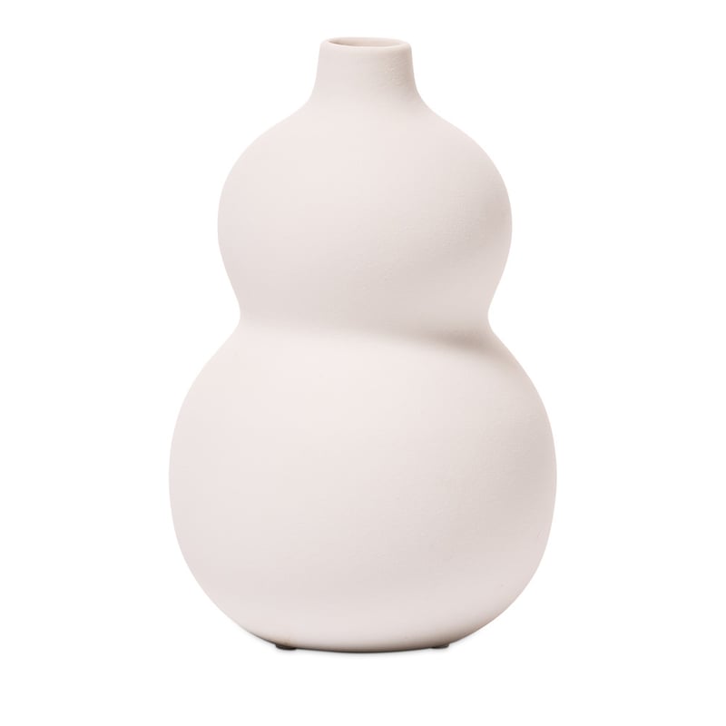Gourd White Vase