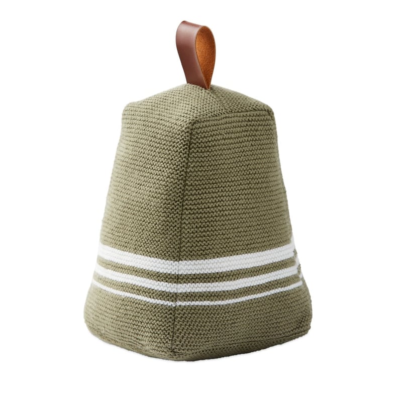 Spencer Green & White Door Stop