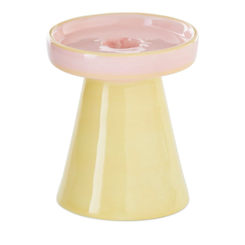 Contrast Yellow & Pink Candle Holder