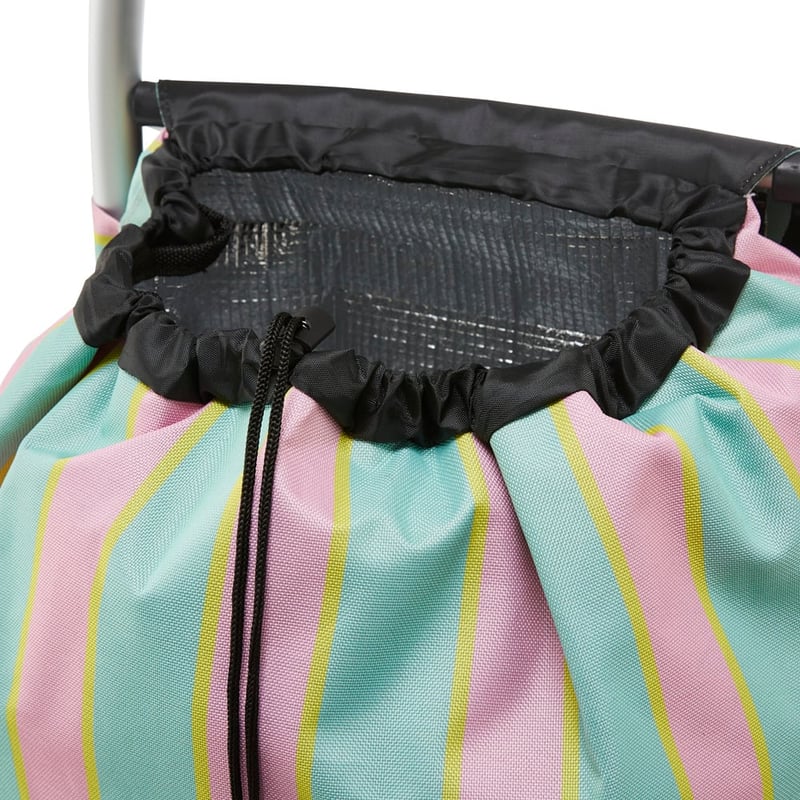 Summer Stripe Shopping Trolley