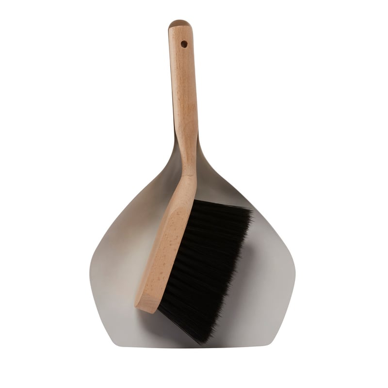 Sapporo Off White Metal Brush & Pan