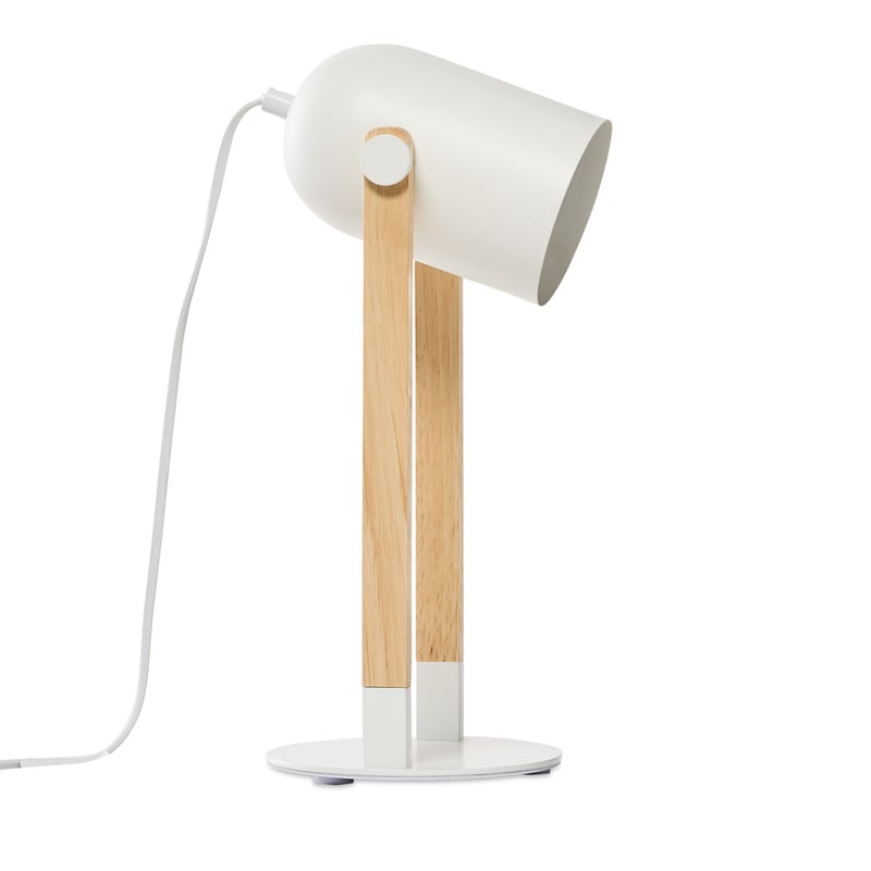 Soho White & Natural Desk Light