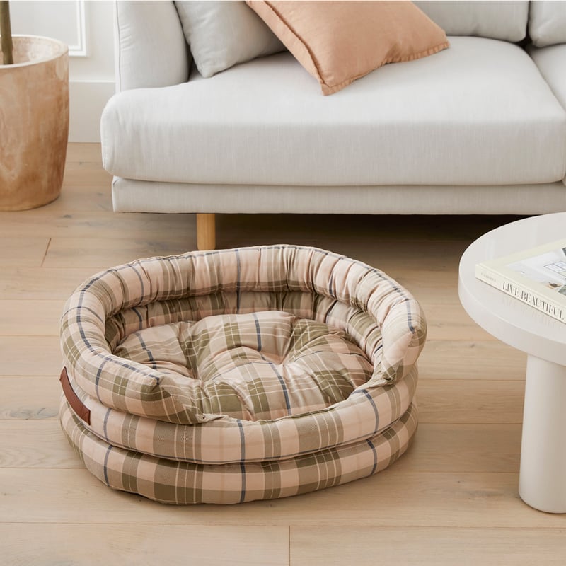 Ziggy Biscuit & Forest Corduroy Pet Bed