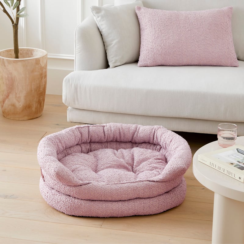 Ziggy Wisteria Boucle Pet Bed