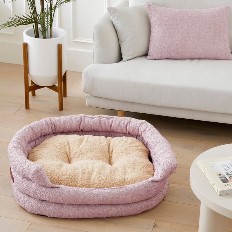 Ziggy Wisteria Boucle Pet Bed