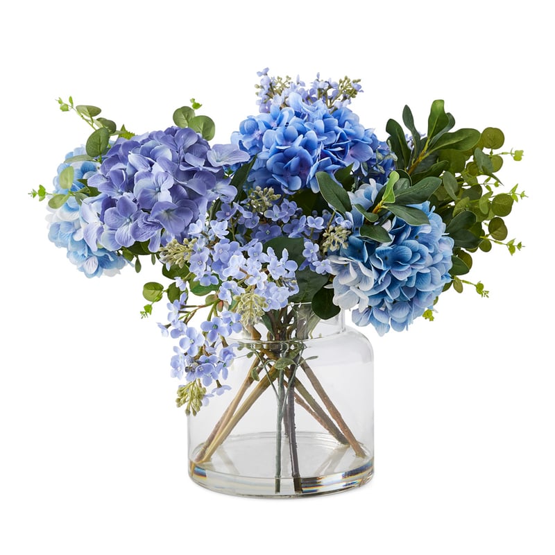 Fleurs dans l'eau Blue Hydrangea