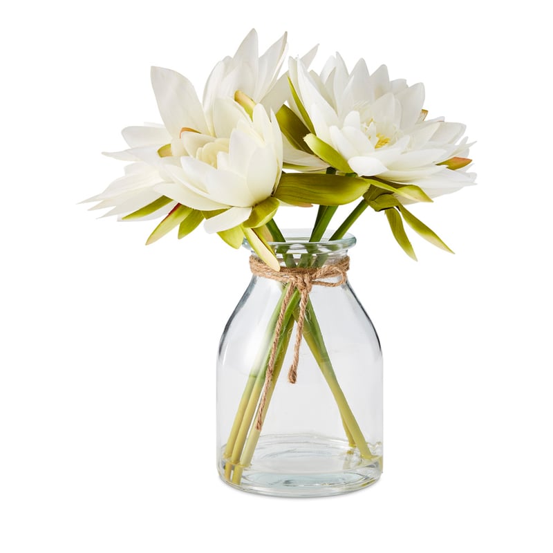Fleurs dans l'eau White & Green Water Lilies