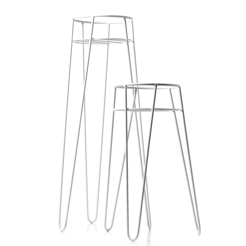 Vida White Plant Stand