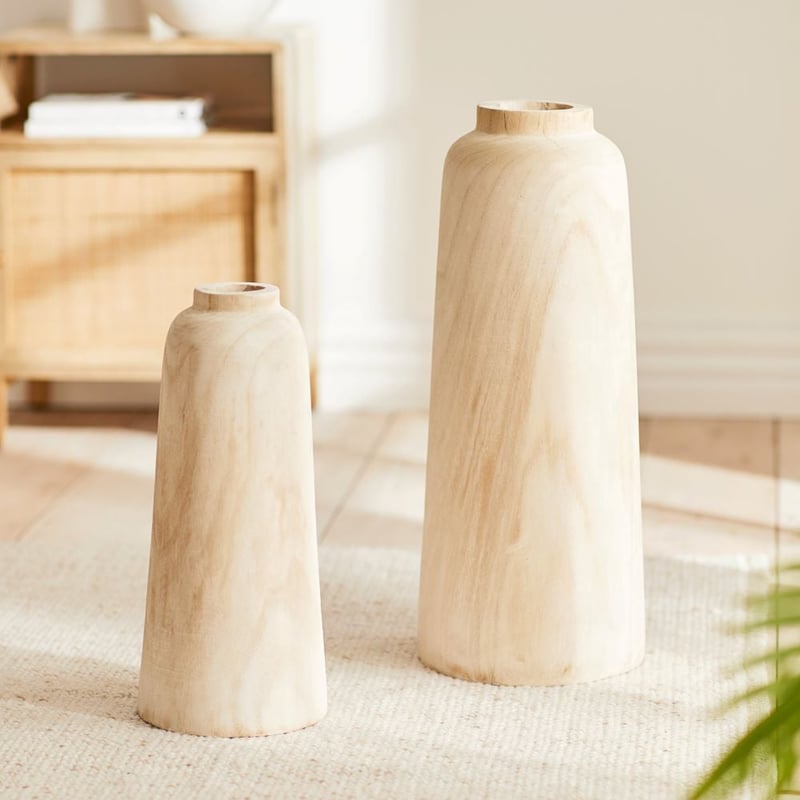 Jasper Natural Timber Vase