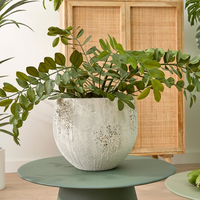 Odyssey Medium Rustic White Pot