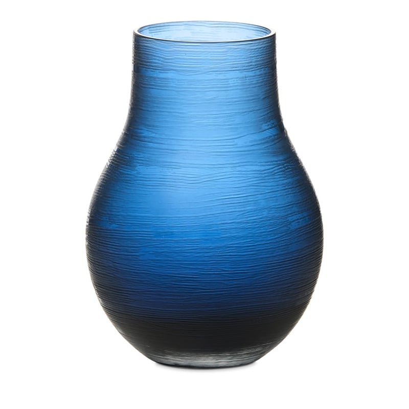Brushed Blue Vase