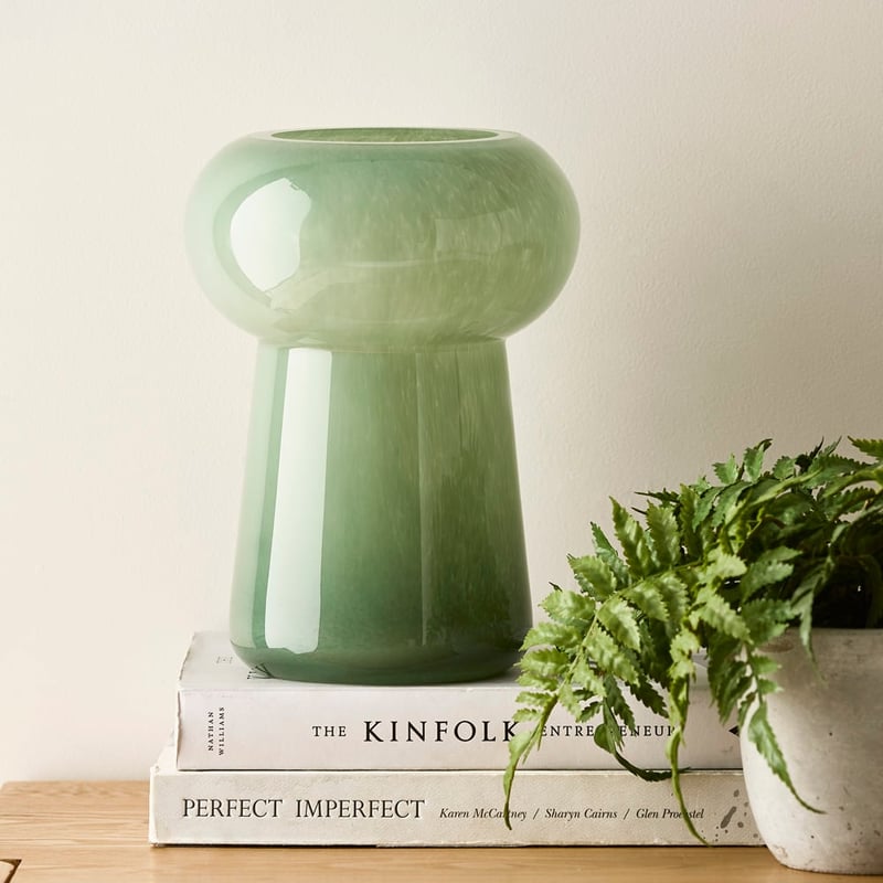 Tuba Green Vase