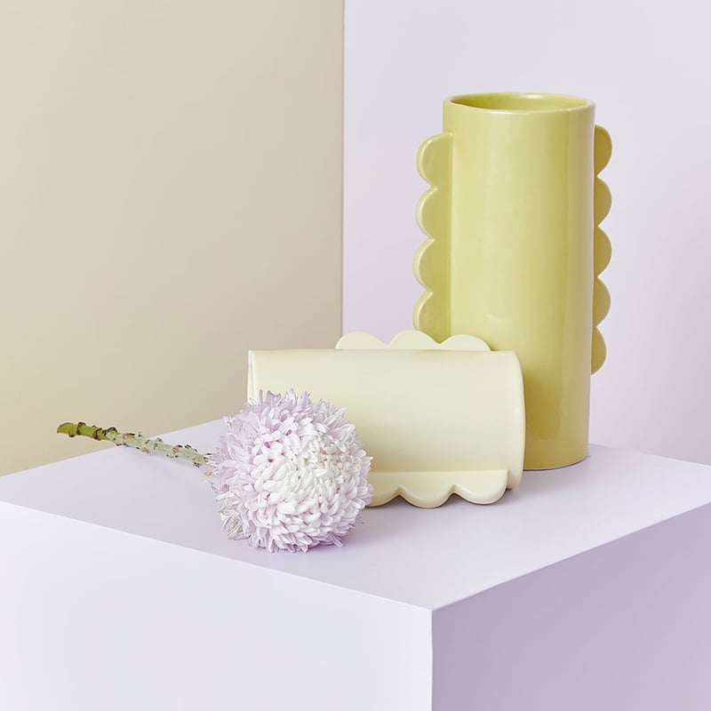 Sunset Chartreuse Vase