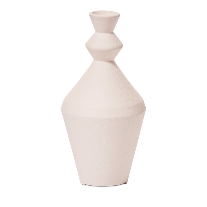 Angular White Vase