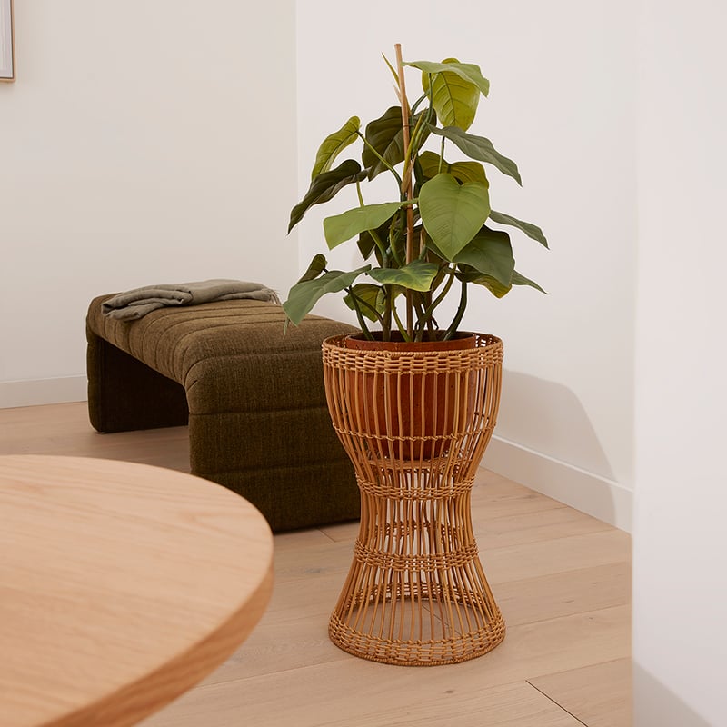 Sunflower Natural Plant Stand