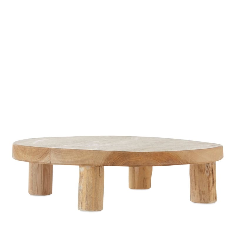 Teak Natural Medium Plant Stand