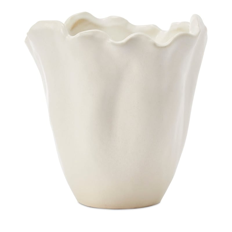 Camellia White Vase