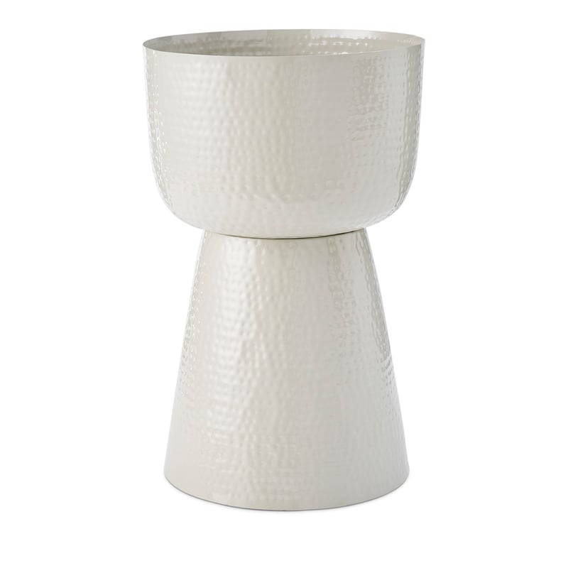 Verona Ecru Metal Plant Stand