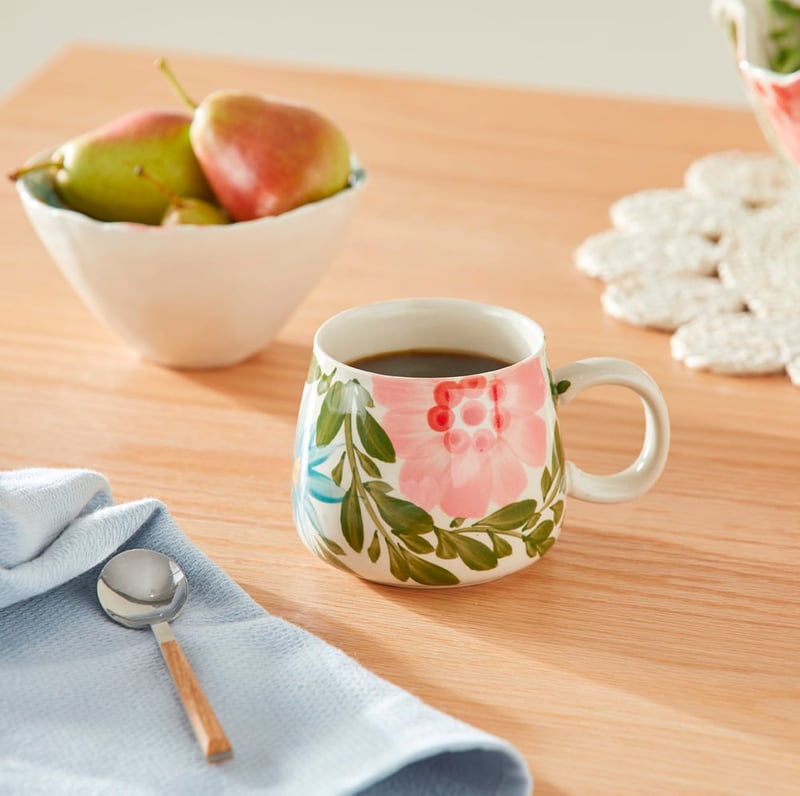 La Fleur Green Vine Servingware