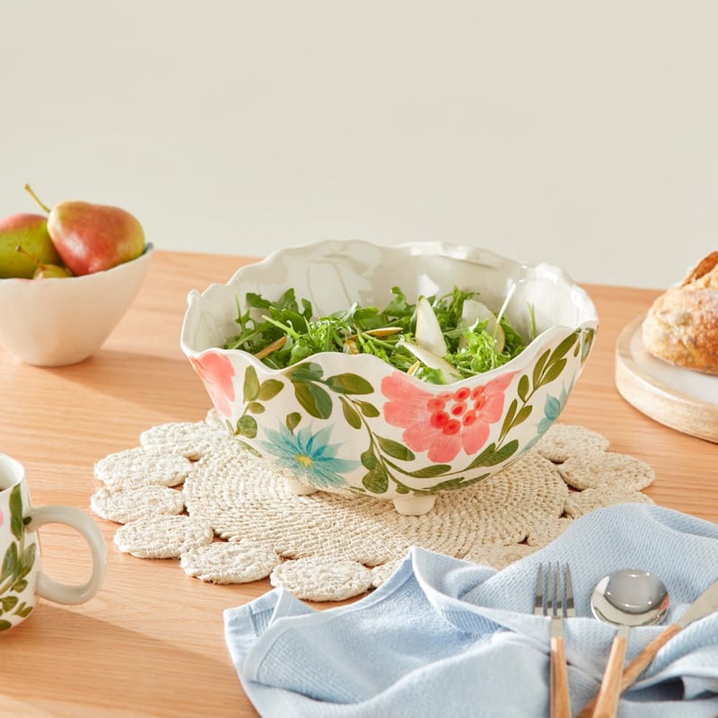 La Fleur Green Vine Servingware