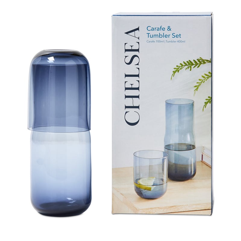 Chelsea Sapphire Blue Carafe & Tumbler