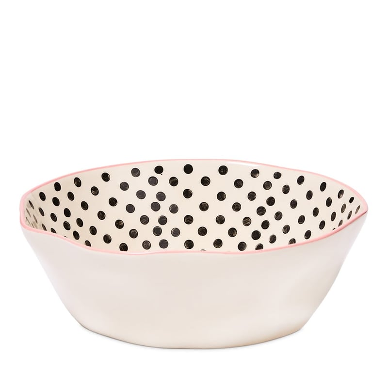 Lola Handpainted Black Spot Bowl