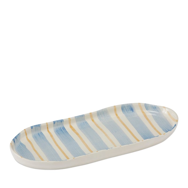 Soho Blue Stripe Servingware