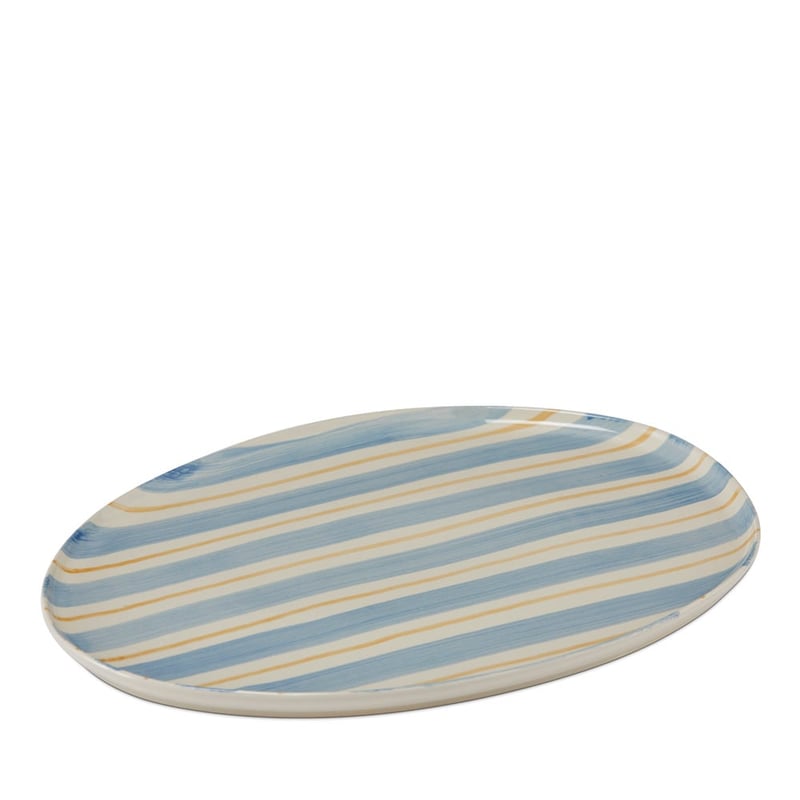 Soho Blue Stripe Servingware