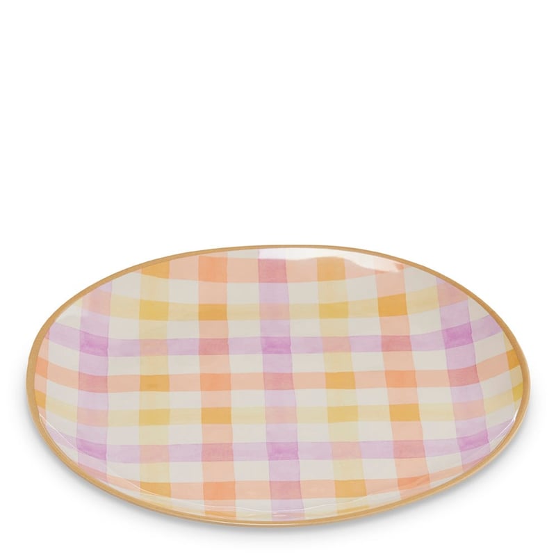 Summer Sorbet Gingham Melamine Servingware