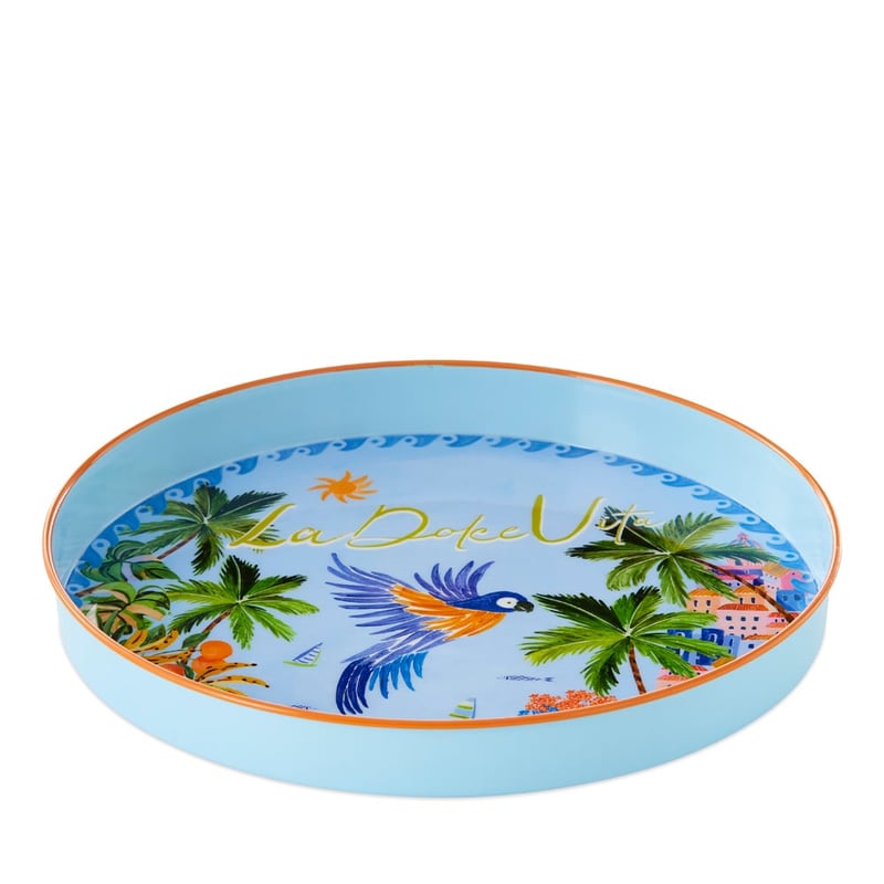 Milano La Dolce Vita Metal Round Tray