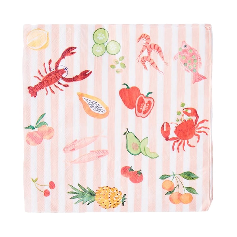 Summertime Foodie Market Paper Napkin Pack of 40