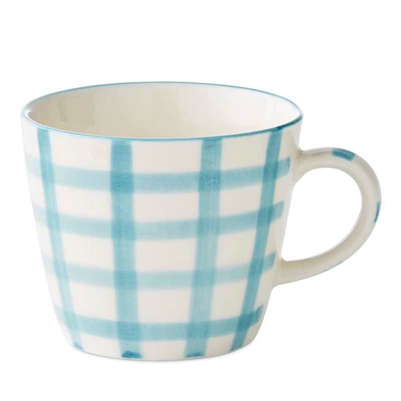 Charli Teal Check Servingware